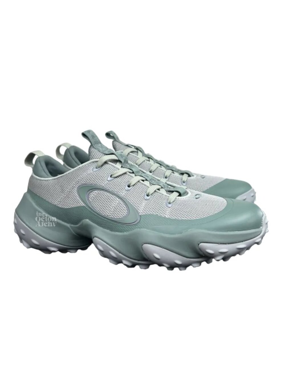Size 10 Oakley Edge Flex Golf Sneakers 'Cement' FOF100538-314 Pre-Owned